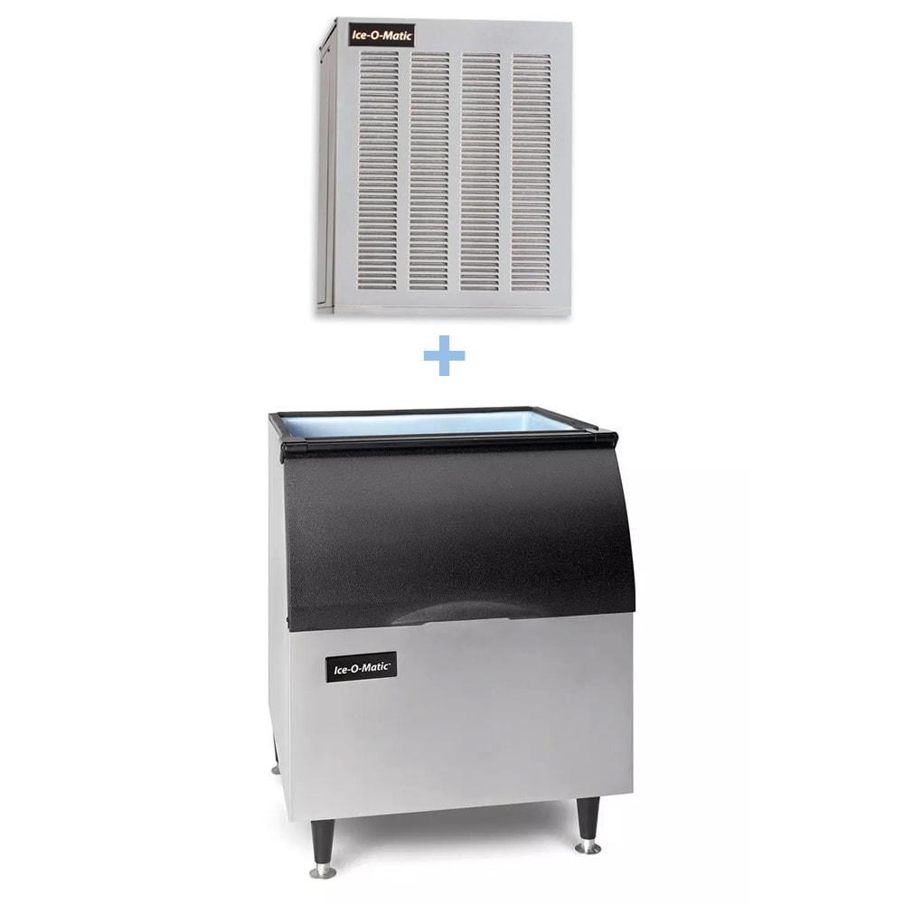159-GEM0450AB40PS 464 lb Pearl Ice® Nugget Ice Machine w/ Bin - 344 lb Storage, Air Cooled, 115v