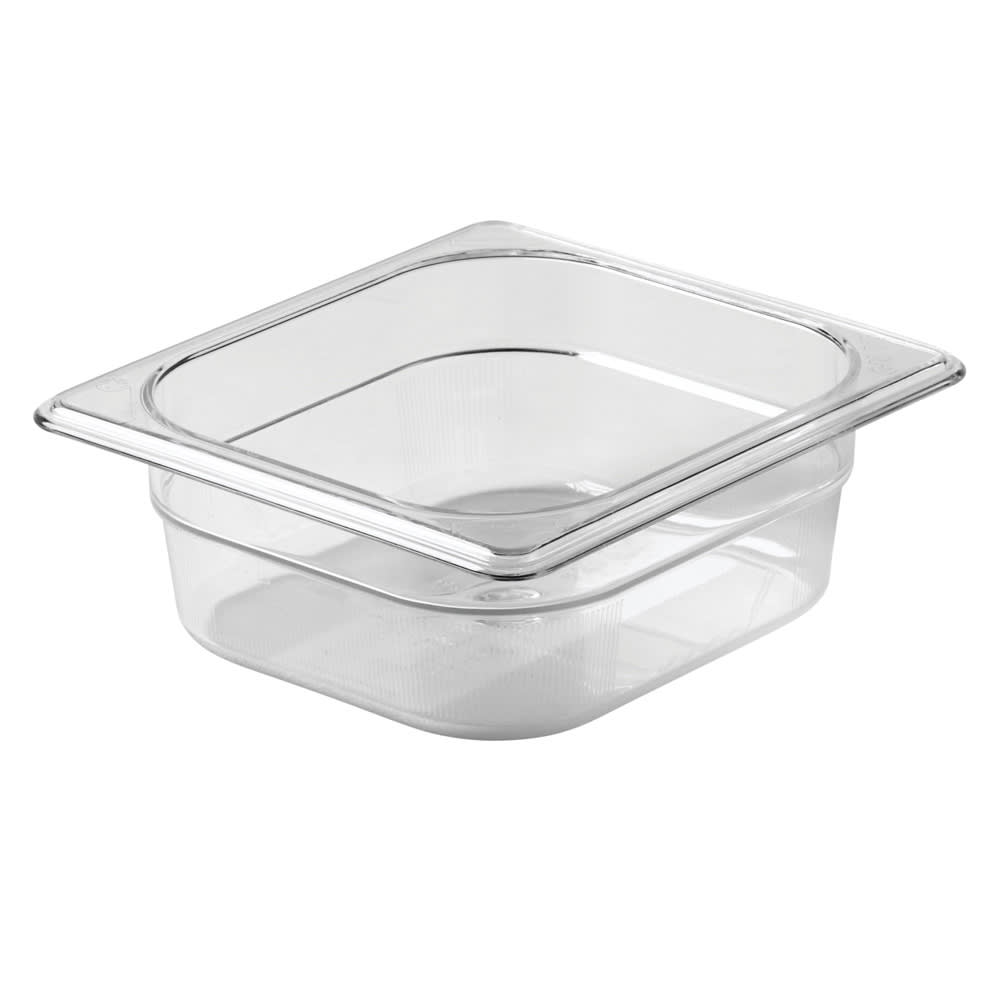 007-104P 2 1/2"D Sixth Size Food Pan - Non Stick