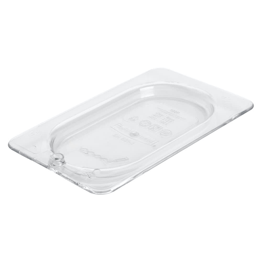 007-102P23 Cold Food Pan Cover - 1/9 Size, Clear Poly