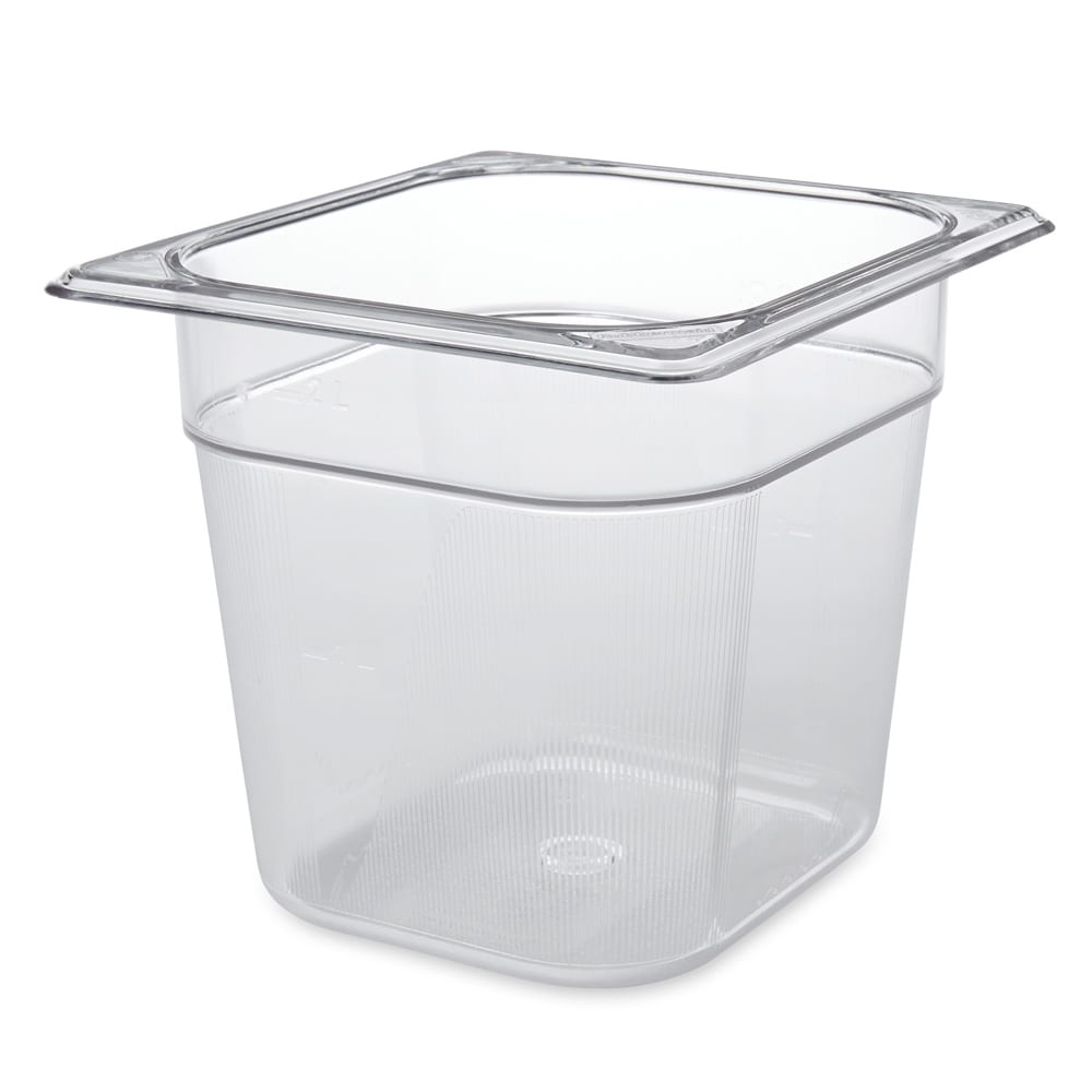 007-106P 6"D Sixth Size Food Pan - Non-Stick