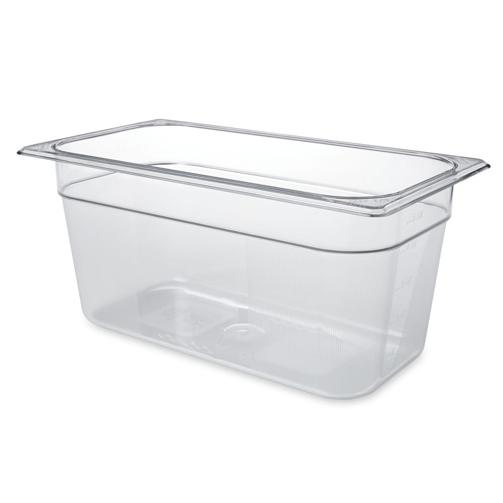 007-118P 6"D Third Size Food Pan - Non-Stick