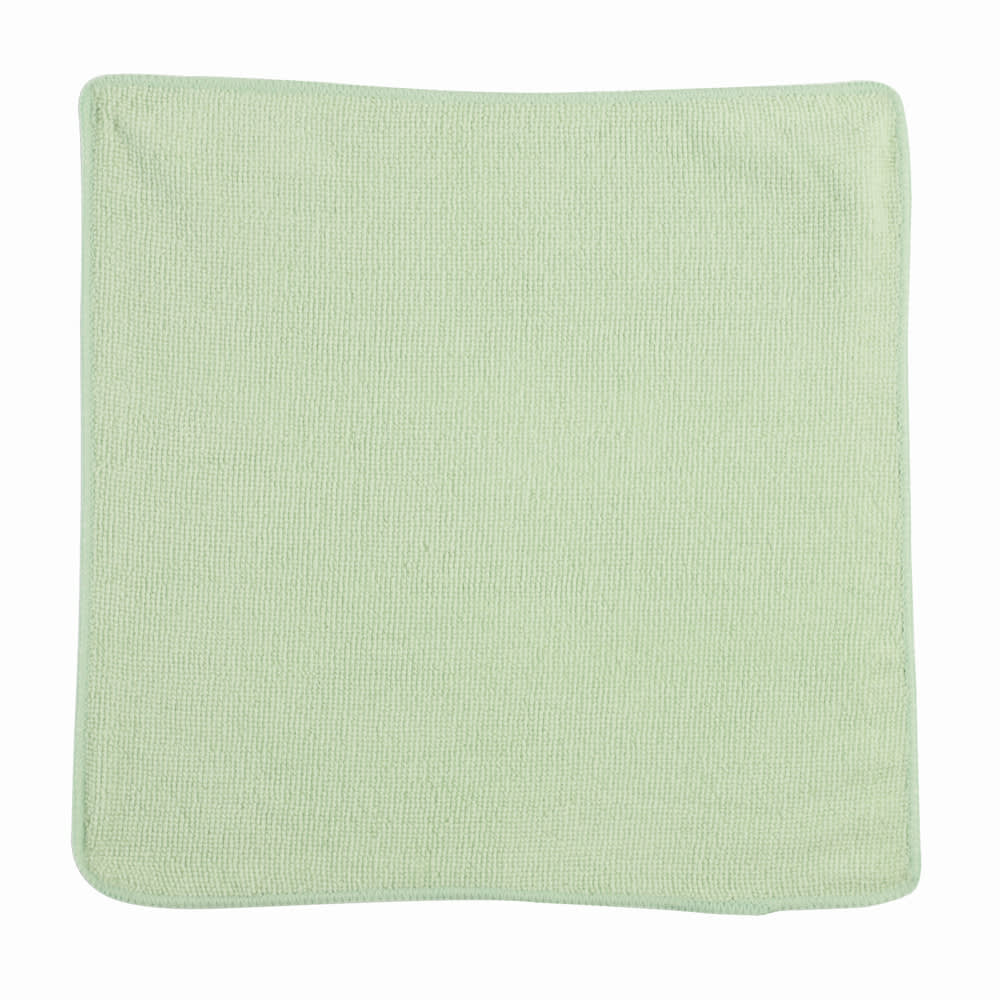 007-1820582 16" Square Light-Duty Towel - Microfiber, Green