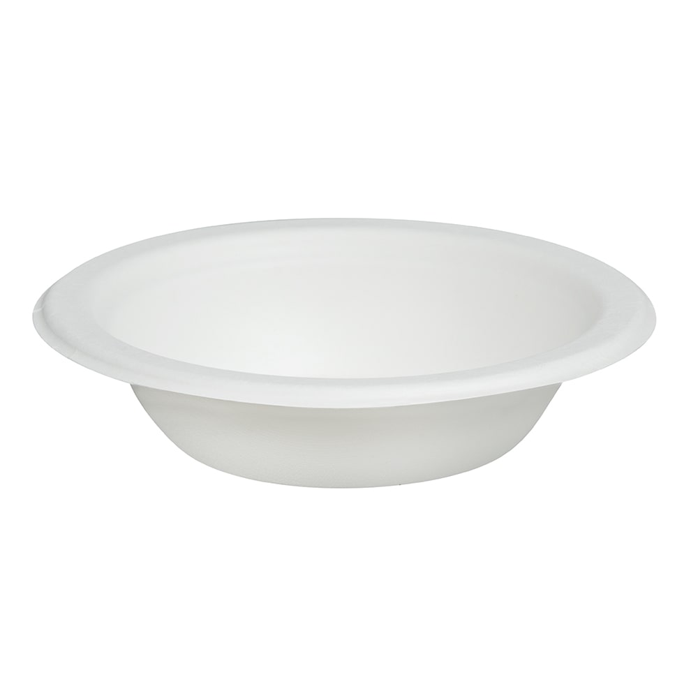 957-42RB12 12 oz Disposable Bowl - Bagasse, Tan