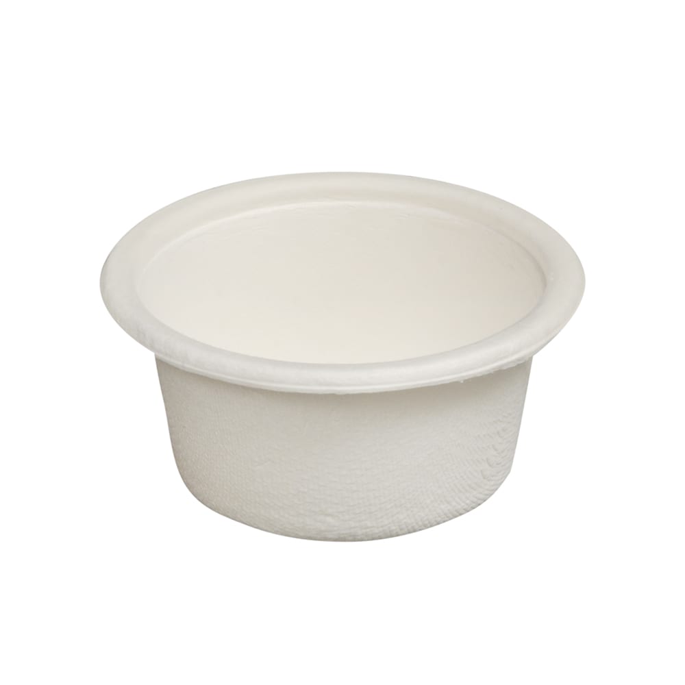 957-42PC2 2 oz Disposable Portion Cup - Bagasse, White