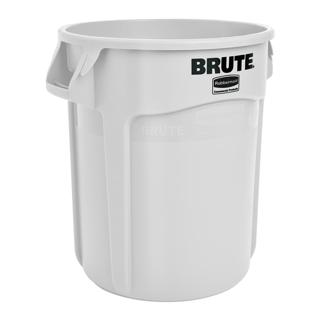 007-2620W 20 gallon Brute Trash Can - Plastic, Round