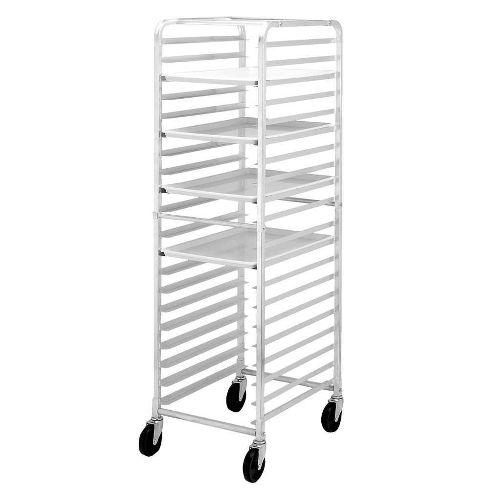 148-HDKD20 20 1/2" 20 Bun Pan Rack w/ 3" Bottom Load Slides