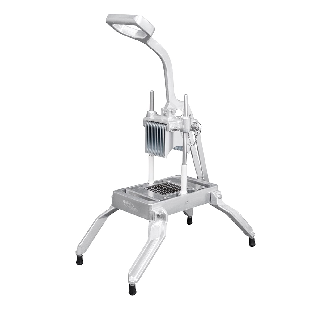 128-GS4250B Aluminum Food Slicer, 1/4" Blade, Onions, Manual