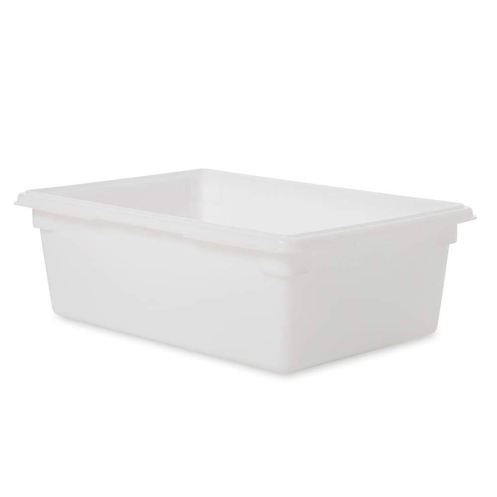 007-3500 12 1/2 gal Food/Tote Box - 26x18x9" White Poly