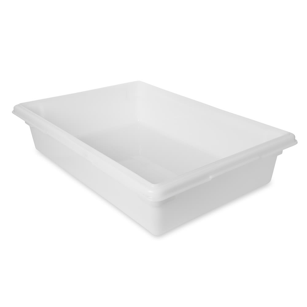 007-3508 8 1/2 gal Food/Tote Box - 26x18x6" White Poly