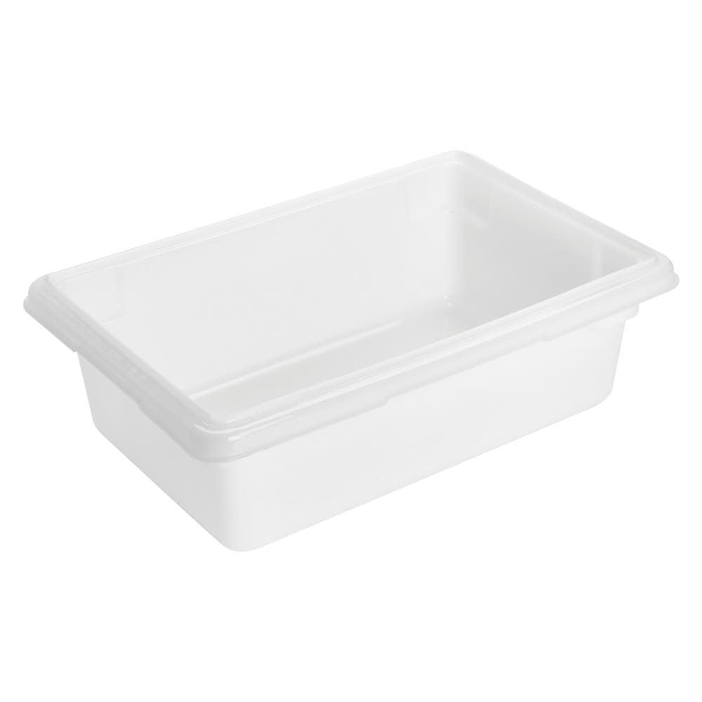 007-3509 3 1/2 gal Food/Tote Box - 18x12x6" White Poly
