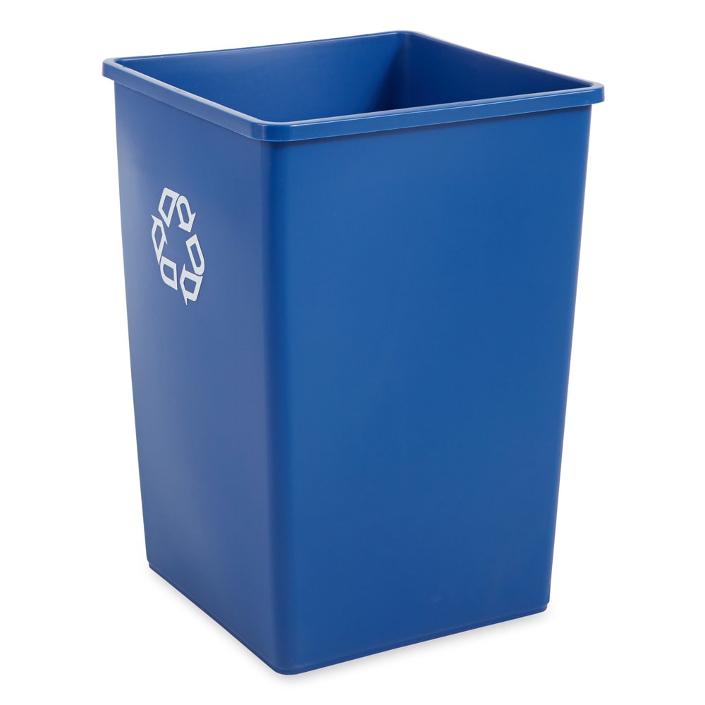 007-395873BLUE 35 gal Multiple Material Recycle Bin - Indoor