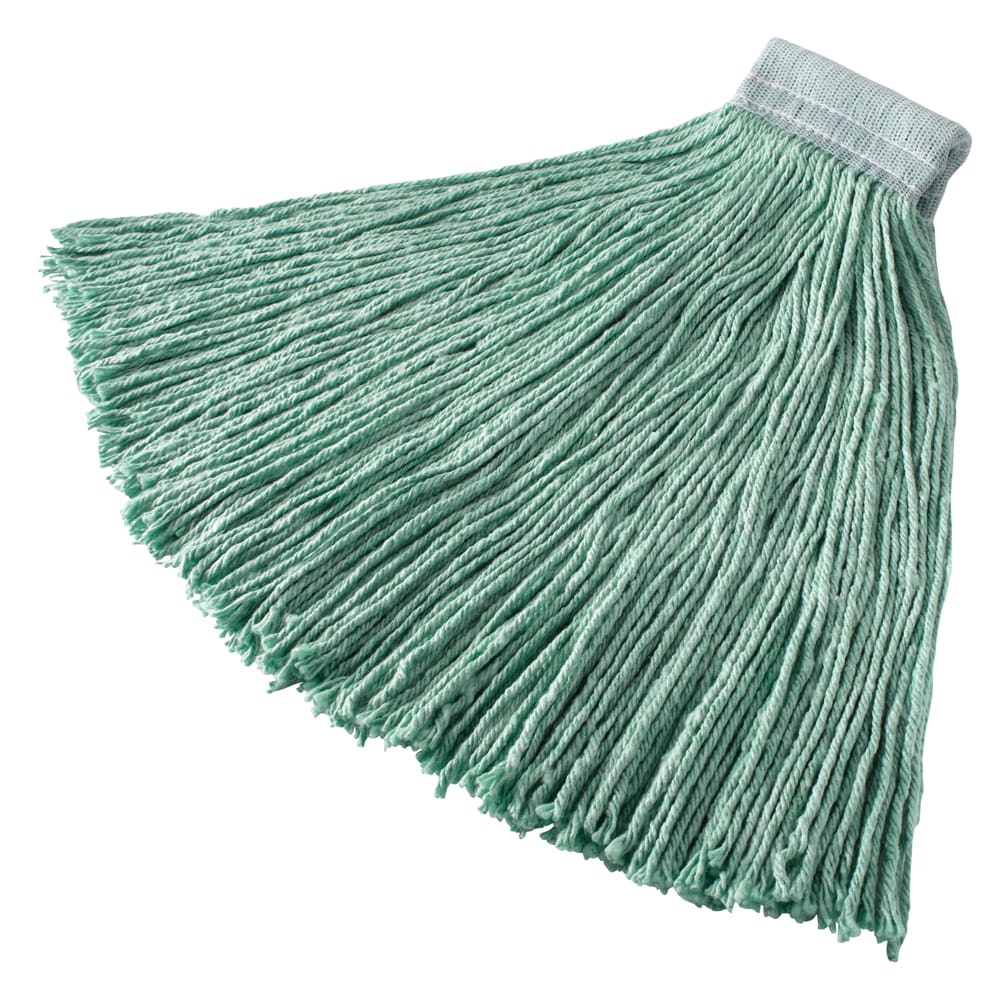 007-F137LGR 24 oz Mop Head - 5" Headband, Synthetic Yarn, Green