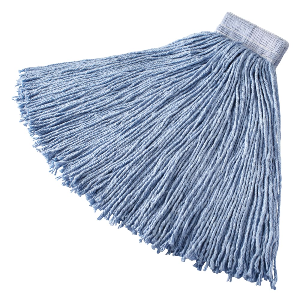 007-F137SB 24 oz Mop Head - 5" Headband, Synthetic Yarn, Blue