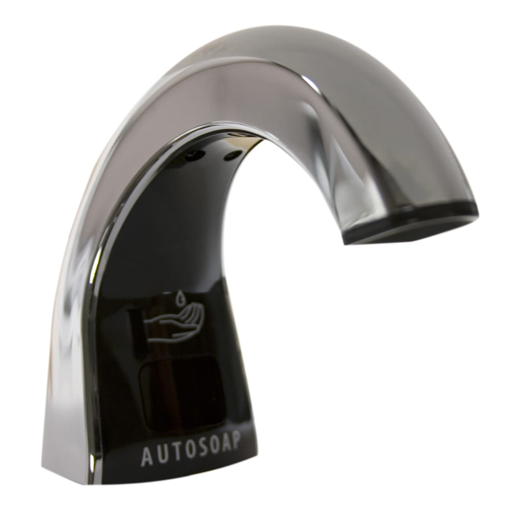 007-FG401310 Liquid Soap Dispenser- 800/1600 ml Refills, Polished Chrome/Black