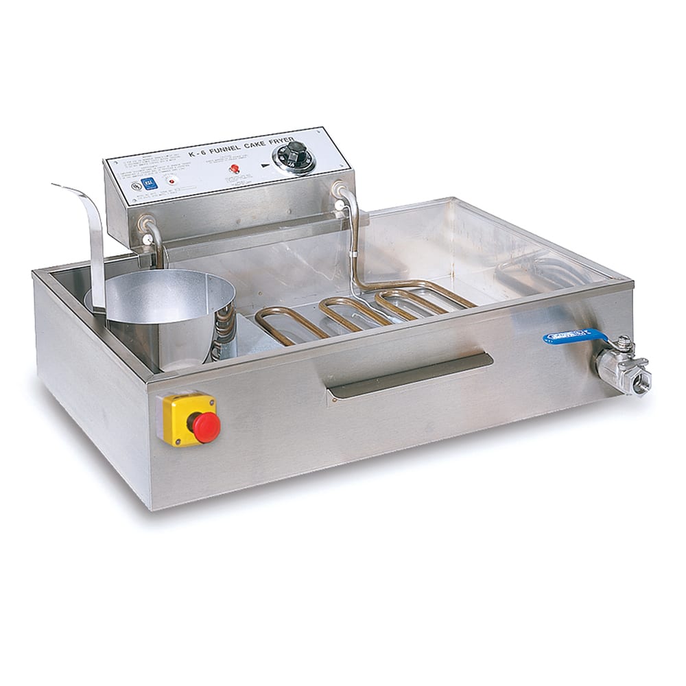 231-8075 27 1/2" Electric Funnel Cake Fryer w/ (5) Cake Capacity, 230v/1ph