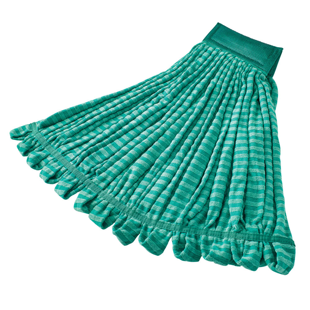 007-FGT85306GR00 Large Tube Mop Head - 5" Headband, Microfiber, Green