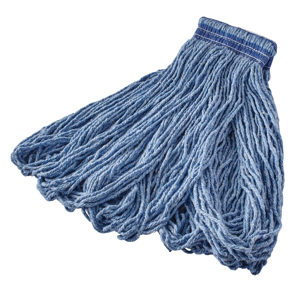 007-FGE23800BL00 24 oz Looped-End Mop Head - Cotton/Synthetic, Blue