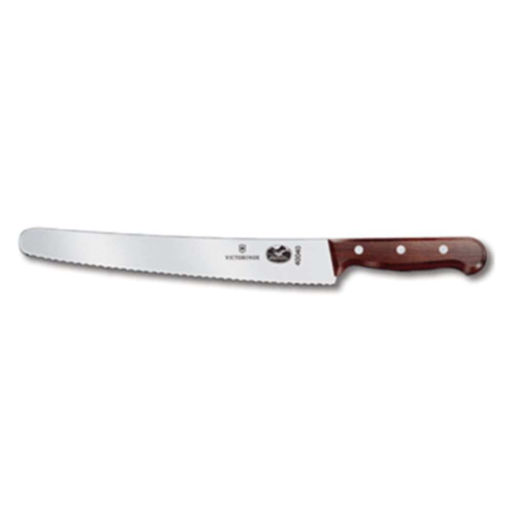 Victorinox - Swiss Army 5.2930.26-X2 Serrated Bread Knife w/ 10 1/4" Blade, Rosewood Handle
