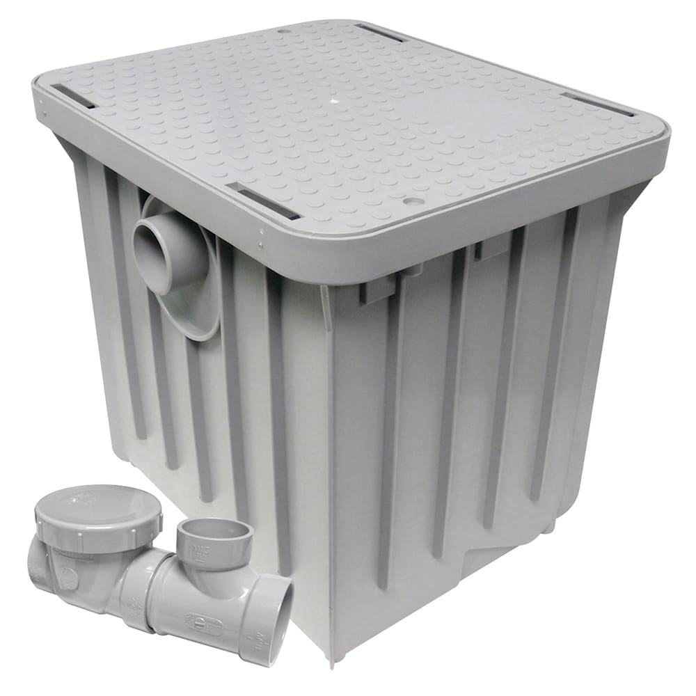 065-3907A02 Endura Grease Interceptor, 7 GPM, 14 lb Capacity & 2" Connection