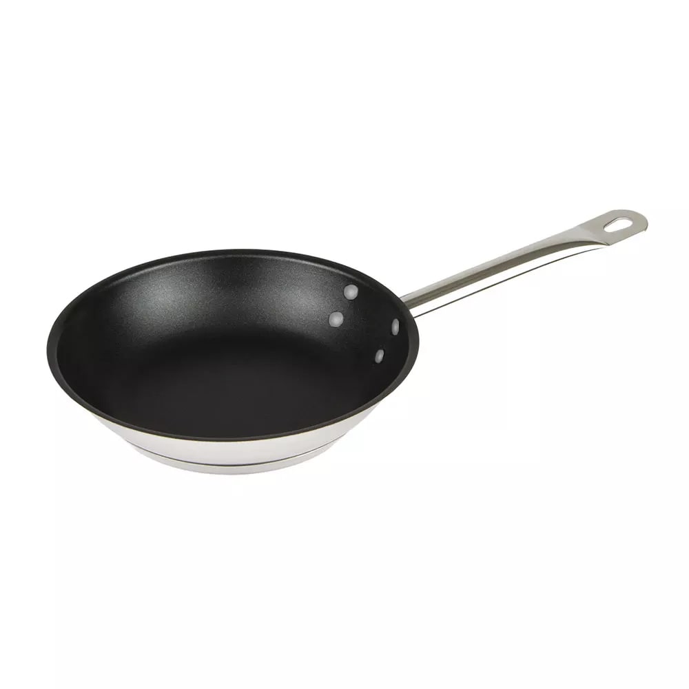 370-SFC08 8" Stainless Steel Frying Pan w/ Hollow Metal Handle
