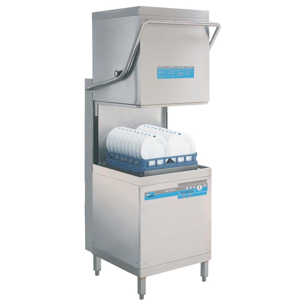 112-DV802208230603 Point 2 High Temp Door Type Dishwasher w/ 61 Racks/hr Capacity, Built-in Boost...