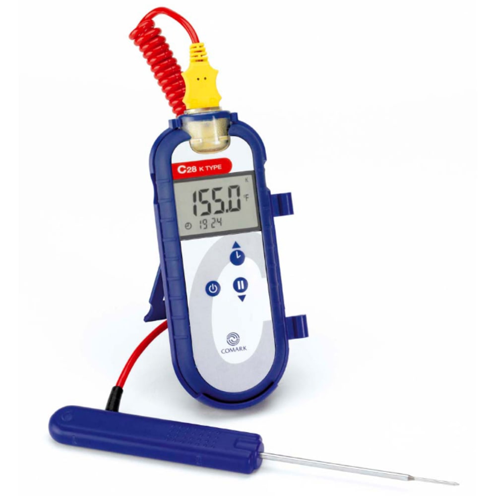 113-C28P16 Hand Held Digital Type K Waterproof Thermocouple Probe, PK19M