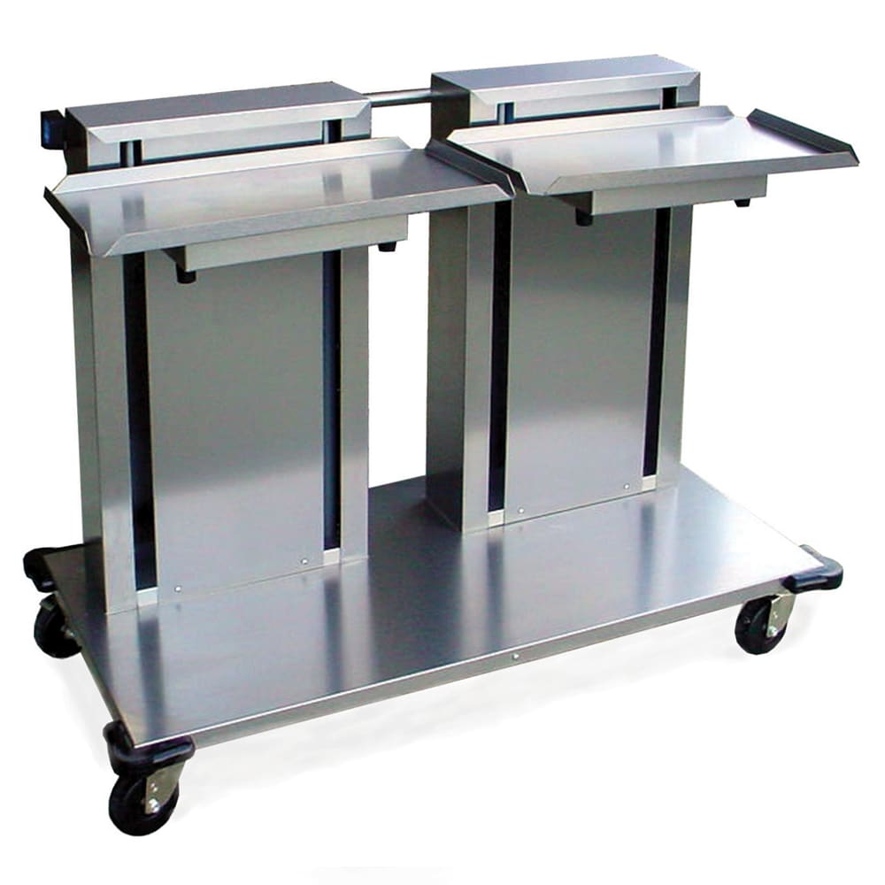 121-2814 Mobile Double Cantilever Tray Dispenser for 12" x 22" Trays