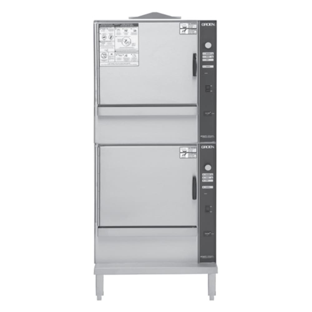 167-2SSB10GF (20) Pan Convection Steamer - Stand, Natural Gas