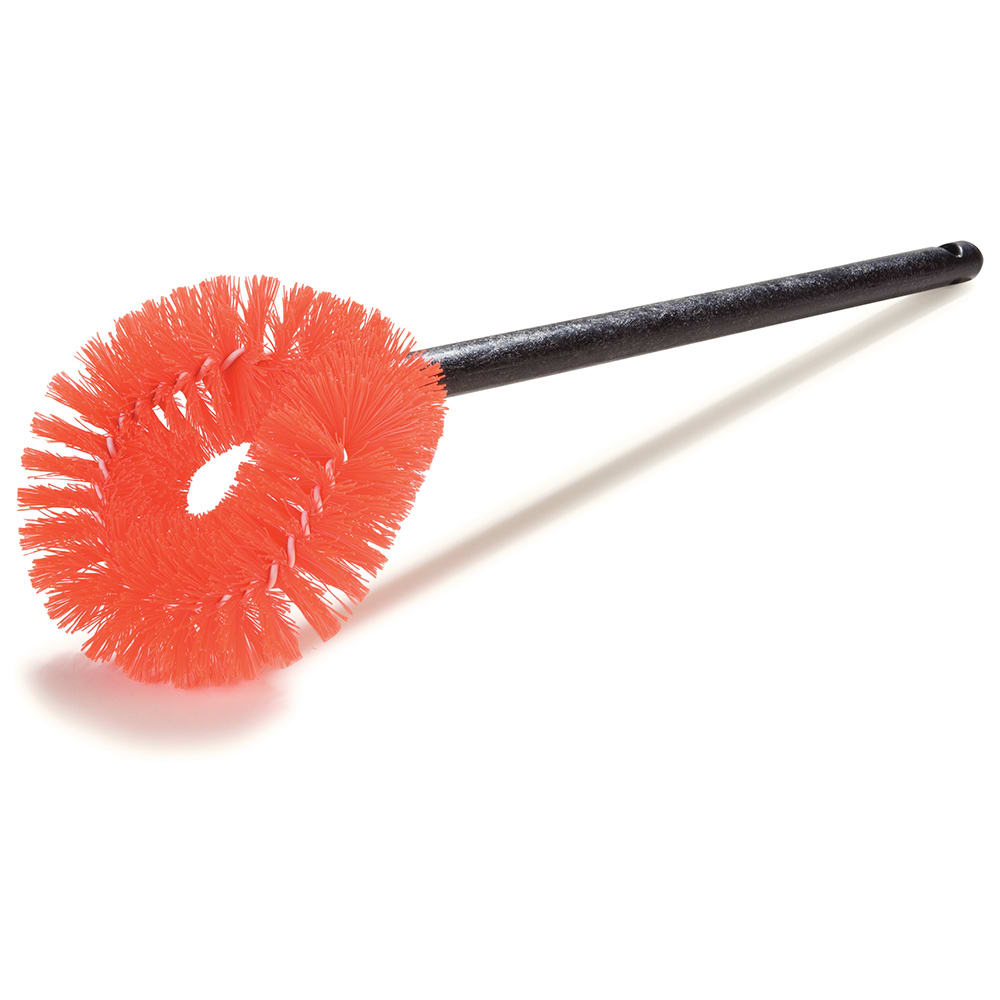028-36100624 21" Toilet Bowl Brush - Vinyl Coated Wire, Orange