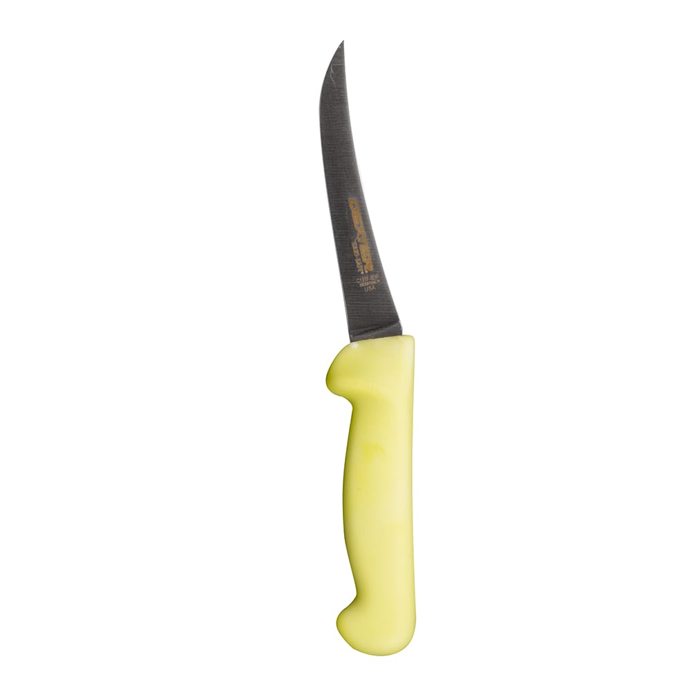 Dexter Russell C131F-5DP SANI-SAFE® 5" Boning Knife w/ Polypropylene Bright Yellow Handle, Carbon Steel