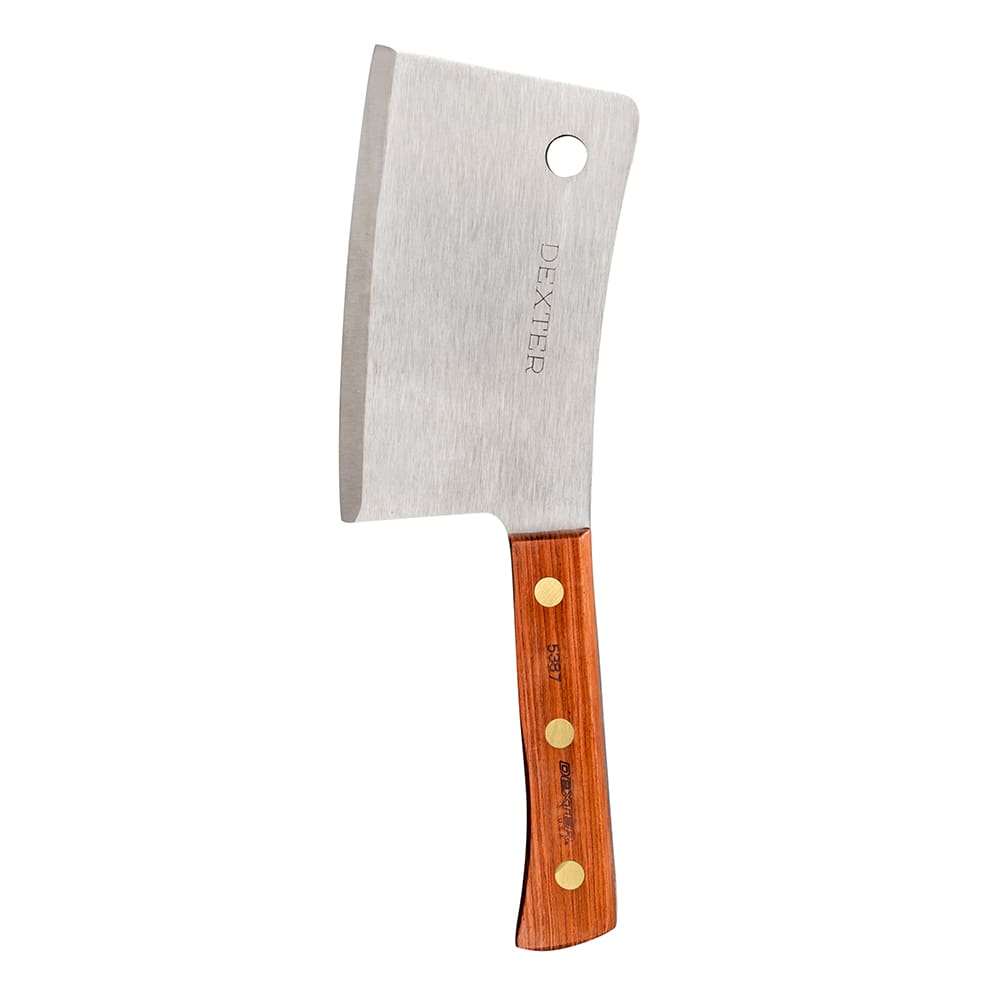 Dexter Russell 5387 7" Cleaver w/ Rosewood Handle, High Carbon Steel