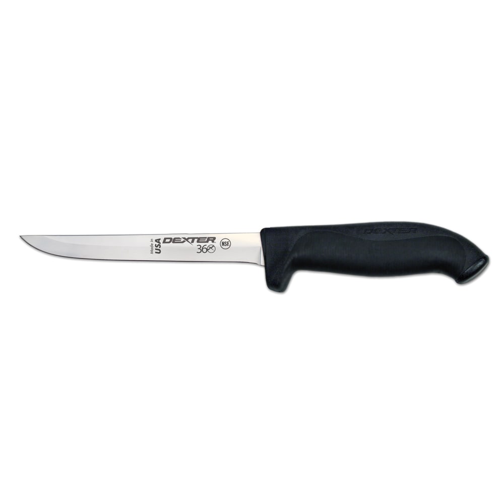 Dexter Russell S360-6N-PCP 6" Stamped Boning Knife w/ Straight Edge, Carbon Steel