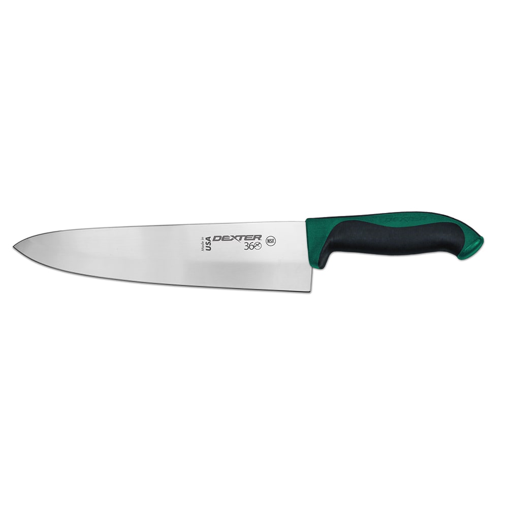 135-36006G 10" Stamped Chef's Knife w/ Straight Edge, Carbon  Steel