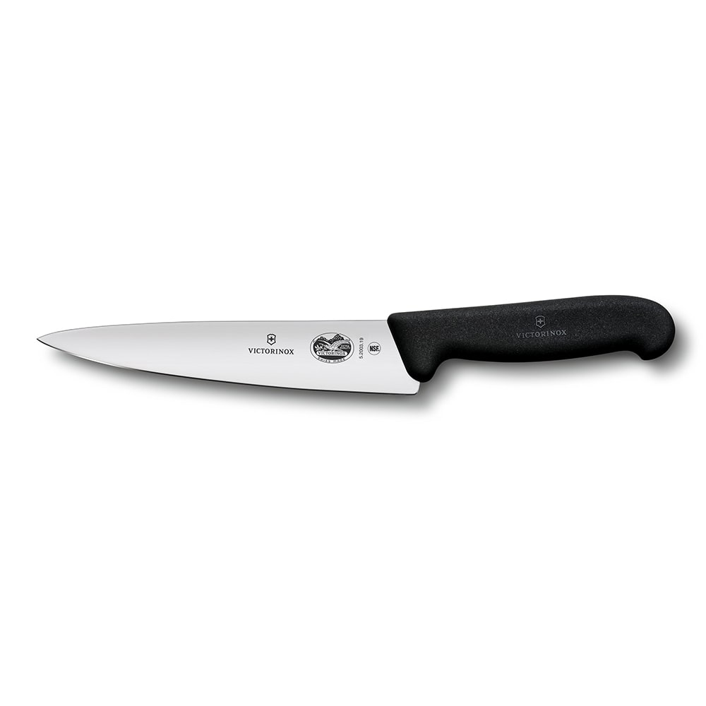 037-40523 Chef's Knife w/ 7 1/2" Blade, Black Handle