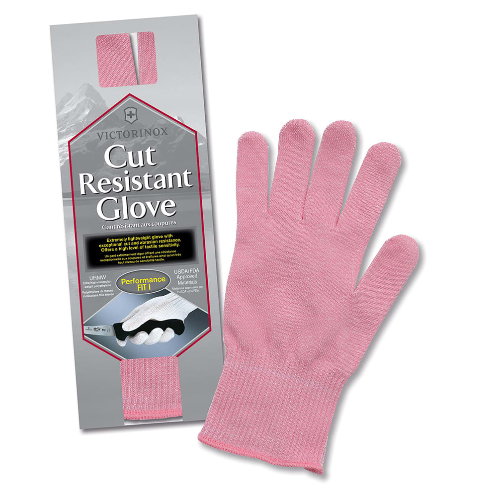 Victorinox - Swiss Army 7.9048.5 One Size Cut Resistant Glove - Blended Material, Pink