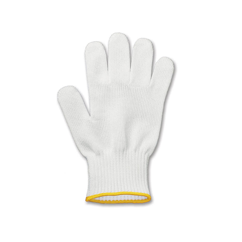 Victorinox - Swiss Army 7.9049.XS Extra Small Cut Resistant Glove - Blended Material, White w/ Gold Wrist Band