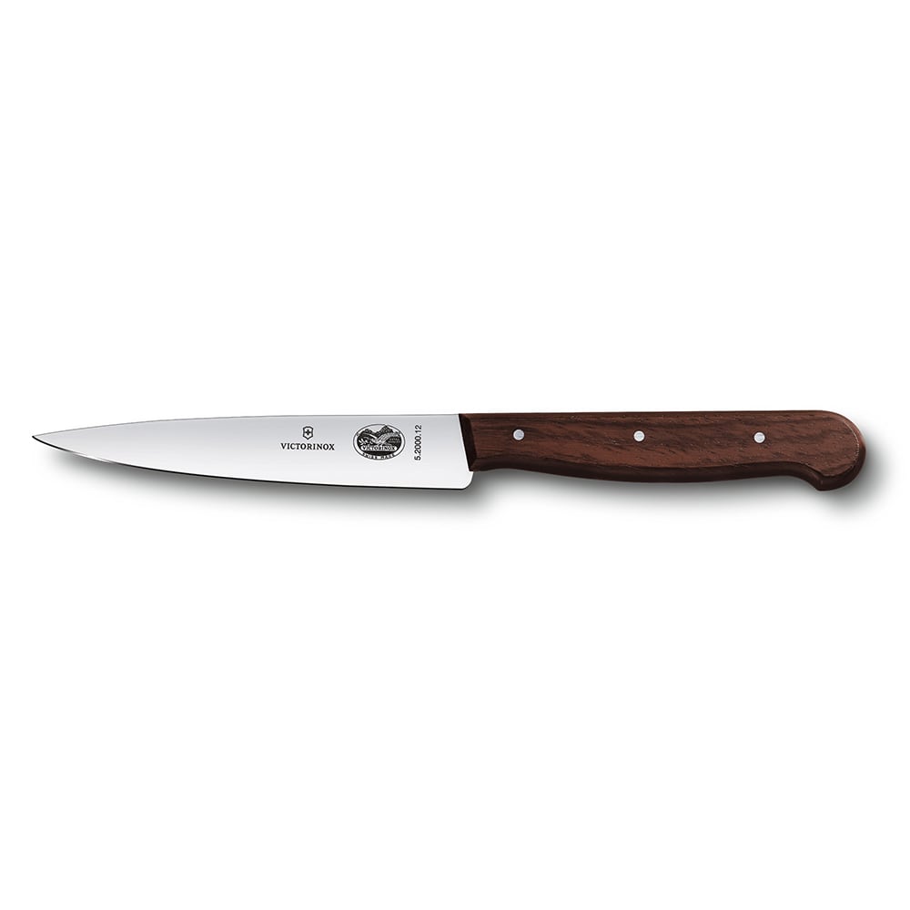 037-40002 Light Weight Utility Vegetable Knife w/ 4 3/4" Blade, Rosewood Handle