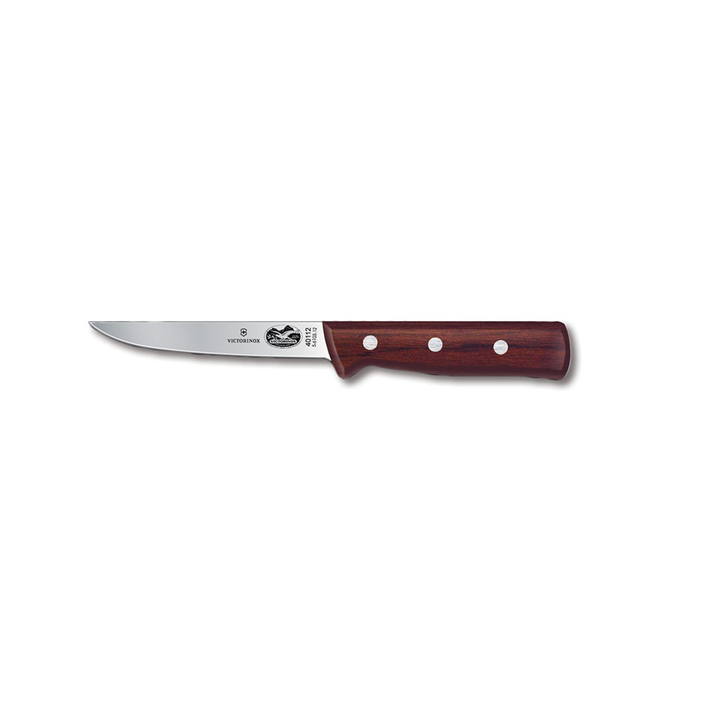 Victorinox - Swiss Army 5.6106.12 Stiff Boning Knife w/ 5" Blade, Rosewood Handle