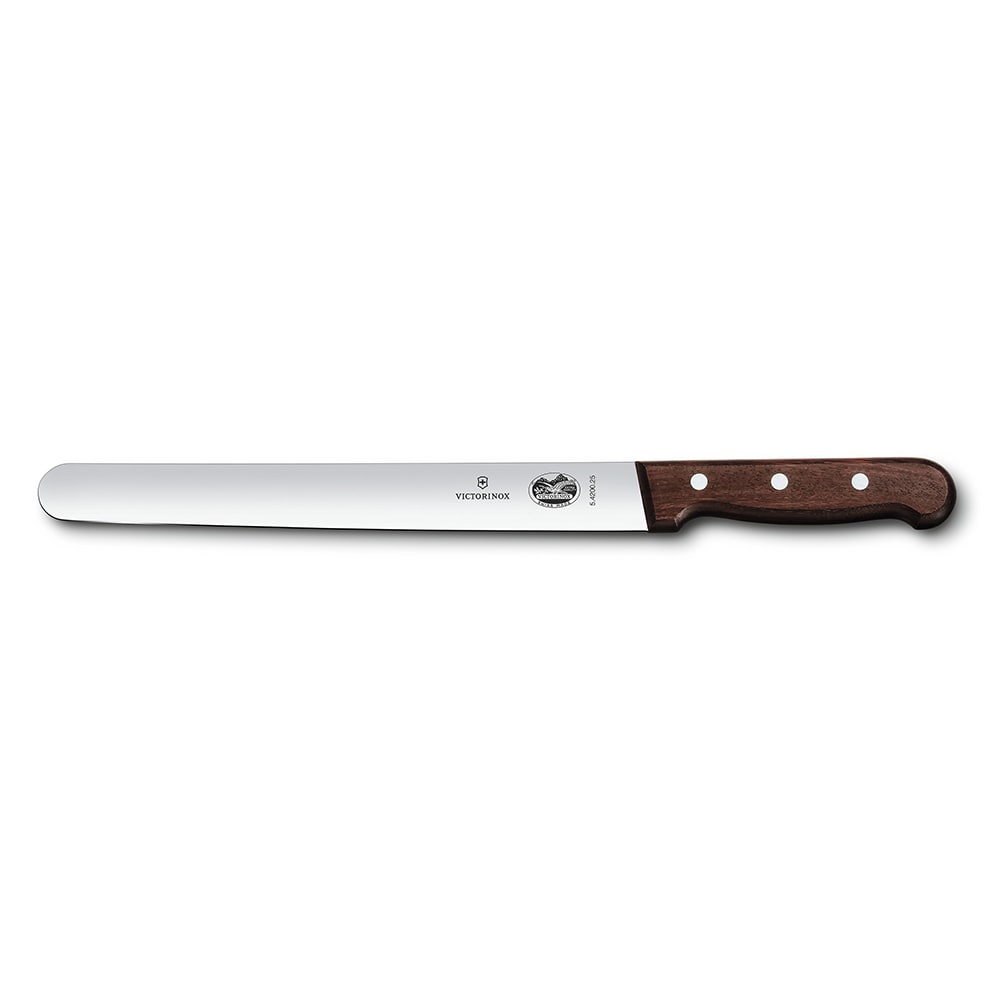 037-40143 Slicer Knife w/ 10" Blade, Straight Edge, Rosewood Handle