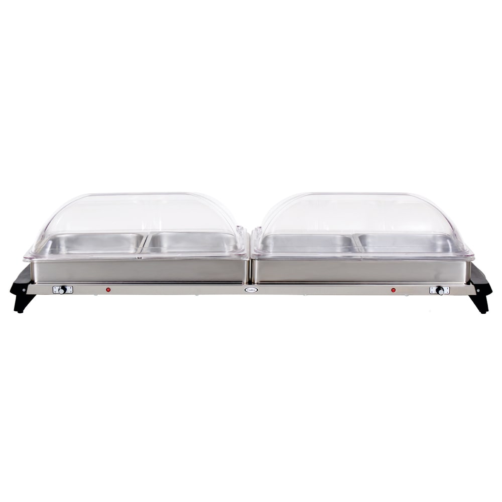 516-WTBS4RT Countertop Jumbo Buffet Server w/ Warming Base & Pan, Rolltop, 120 V