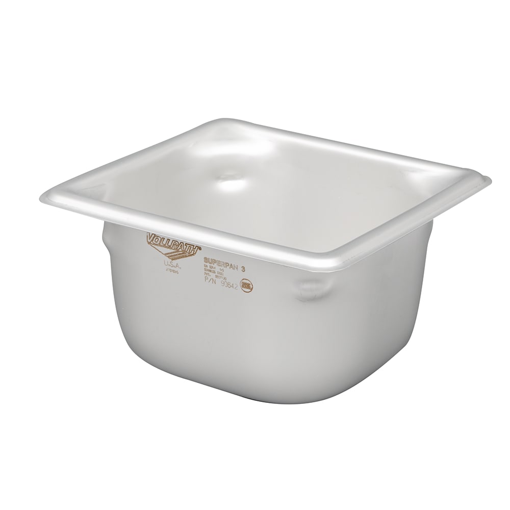 175-90642 Super Pan 3® Sixth Size Steam Pan - Stainless Steel