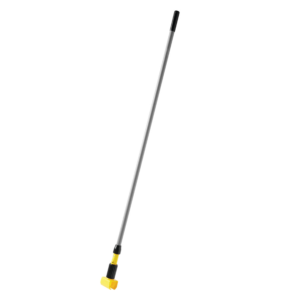 007-H24600GY00 60" Gripper Wet Mop Handle - 5" Headbands, Fiberglass/Plastic, Gray