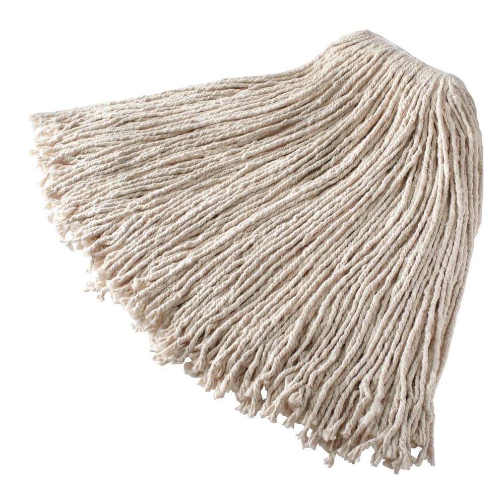 007-V119 Economy Mop Head - #32, 1" Headband, Cotton Yarn, White