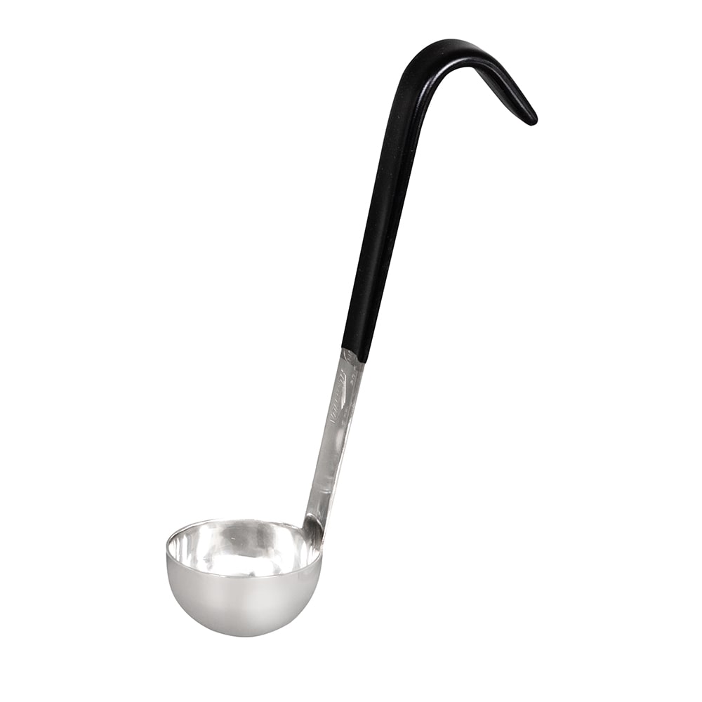 175-4970120 1 oz Jacob's Pride® Collection Ladle - Stainless Steel, Black Kool-Touch® Handle
