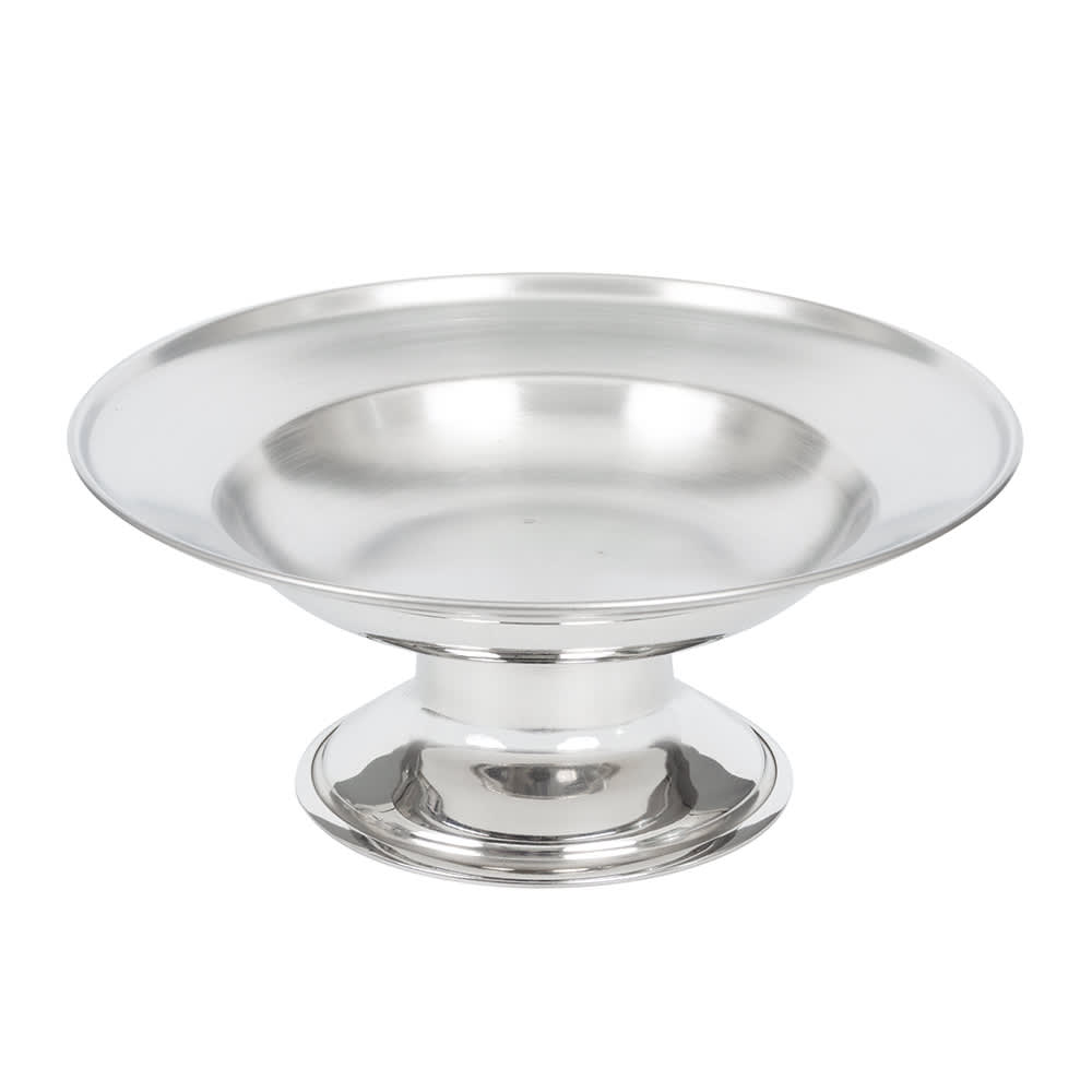 296-25275 Stainless Compote Dish, Footed Base, Without Cover, 7 1/2 in