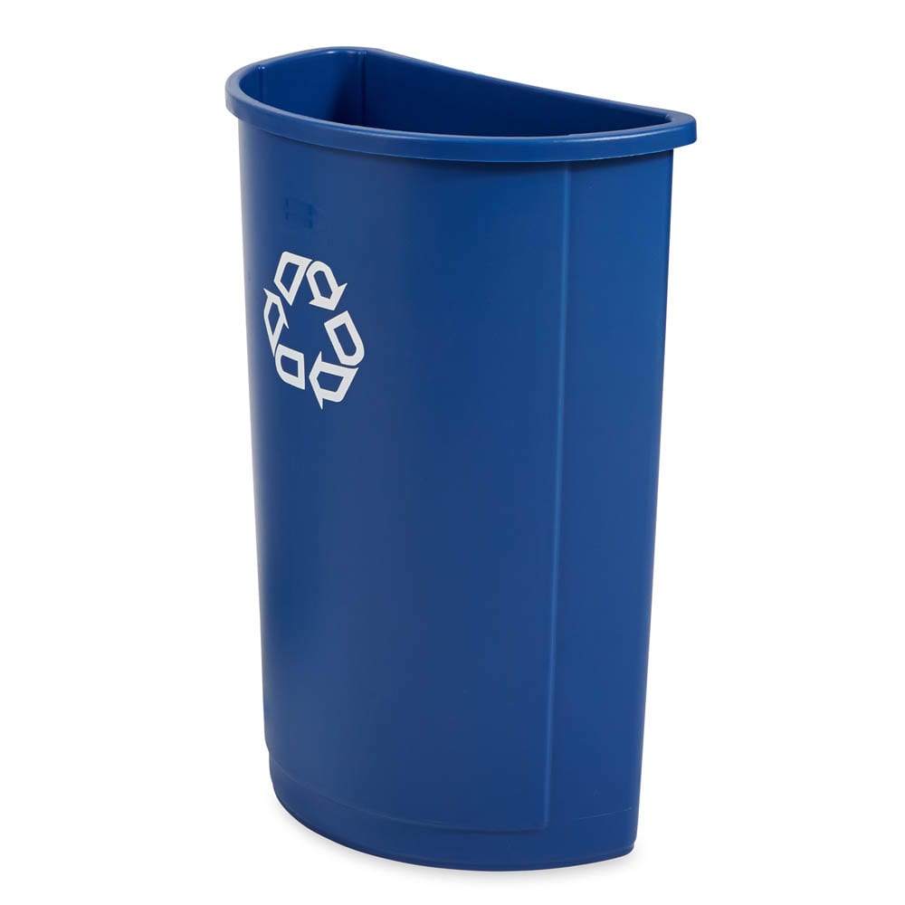 007-352073BLUE 21 gal Multiple Material Recycle Bin - Indoor/Outdoor