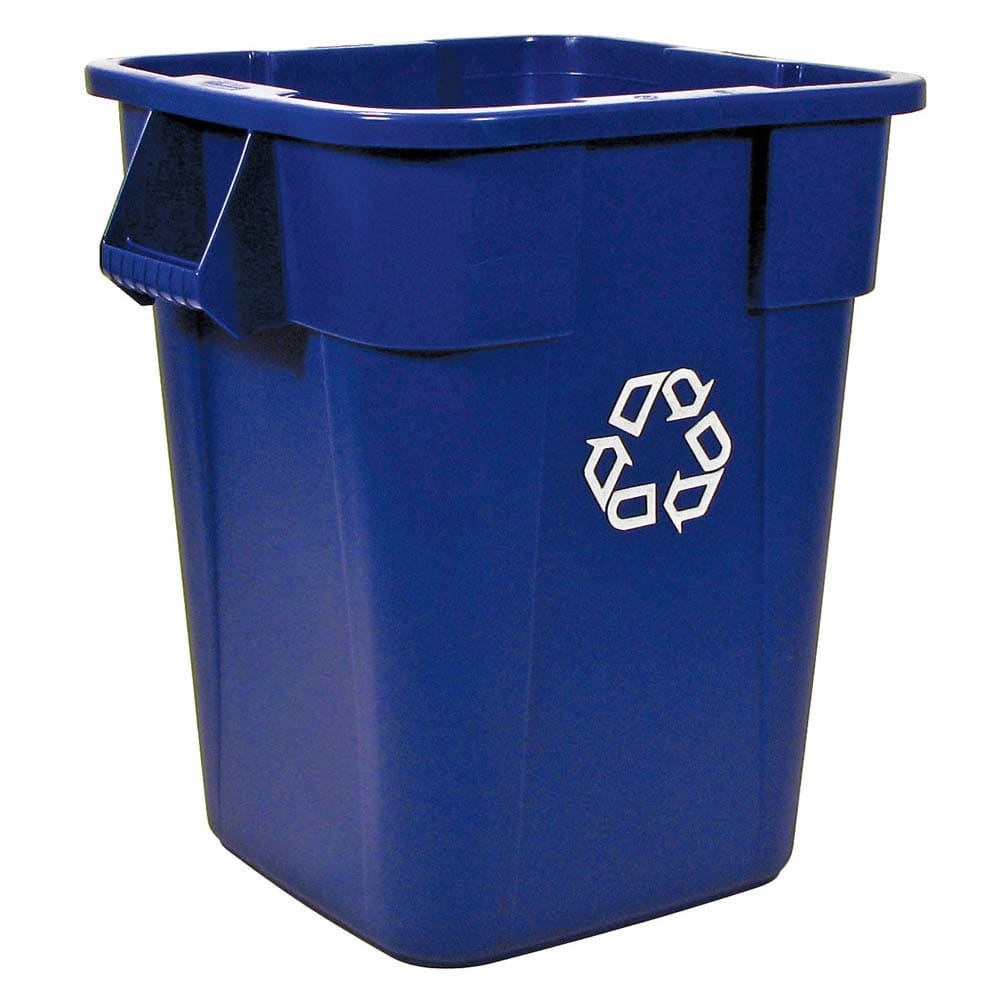 007-353673BLUE 40 gal Multiple Material Recycle Bin - Indoor