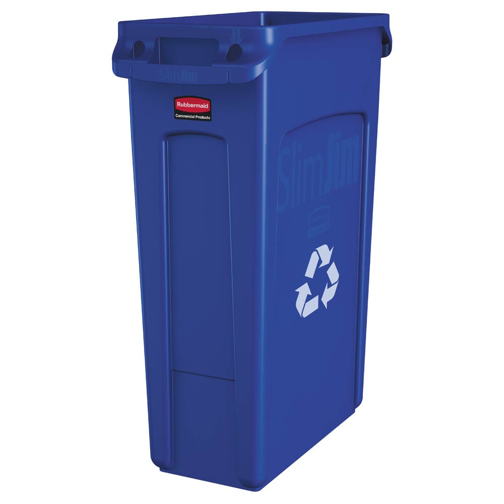 007-354007BLUE 23 gal Multiple Material Recycle Bin - Indoor 