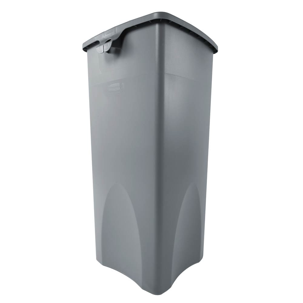 007-356988G 23 gallon Commercial Trash Can - Plastic, Square
