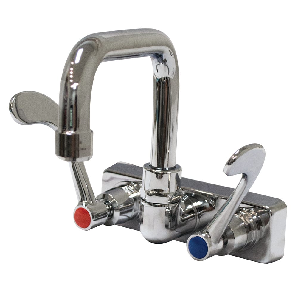 009-K206 Splash Mount Faucet - Wrist Handles, 4" On-Center